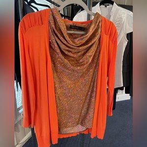 The Limited beautiful blouse and matching cardigan